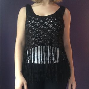 Boho sleeveless shirt